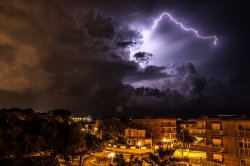 Lightning, Castelldefels, Catalunya, Spain